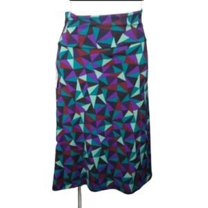 Lularoe Azure geometric print skirt size XS NWT